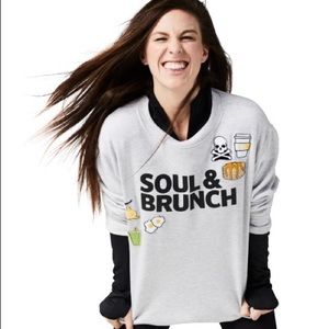 SoulCycle Soul and Brunch sweatshirt